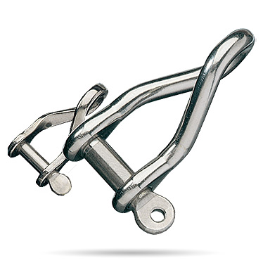 Ronstan Twisted Shackle RF629 (1/4" pin) - Click Image to Close