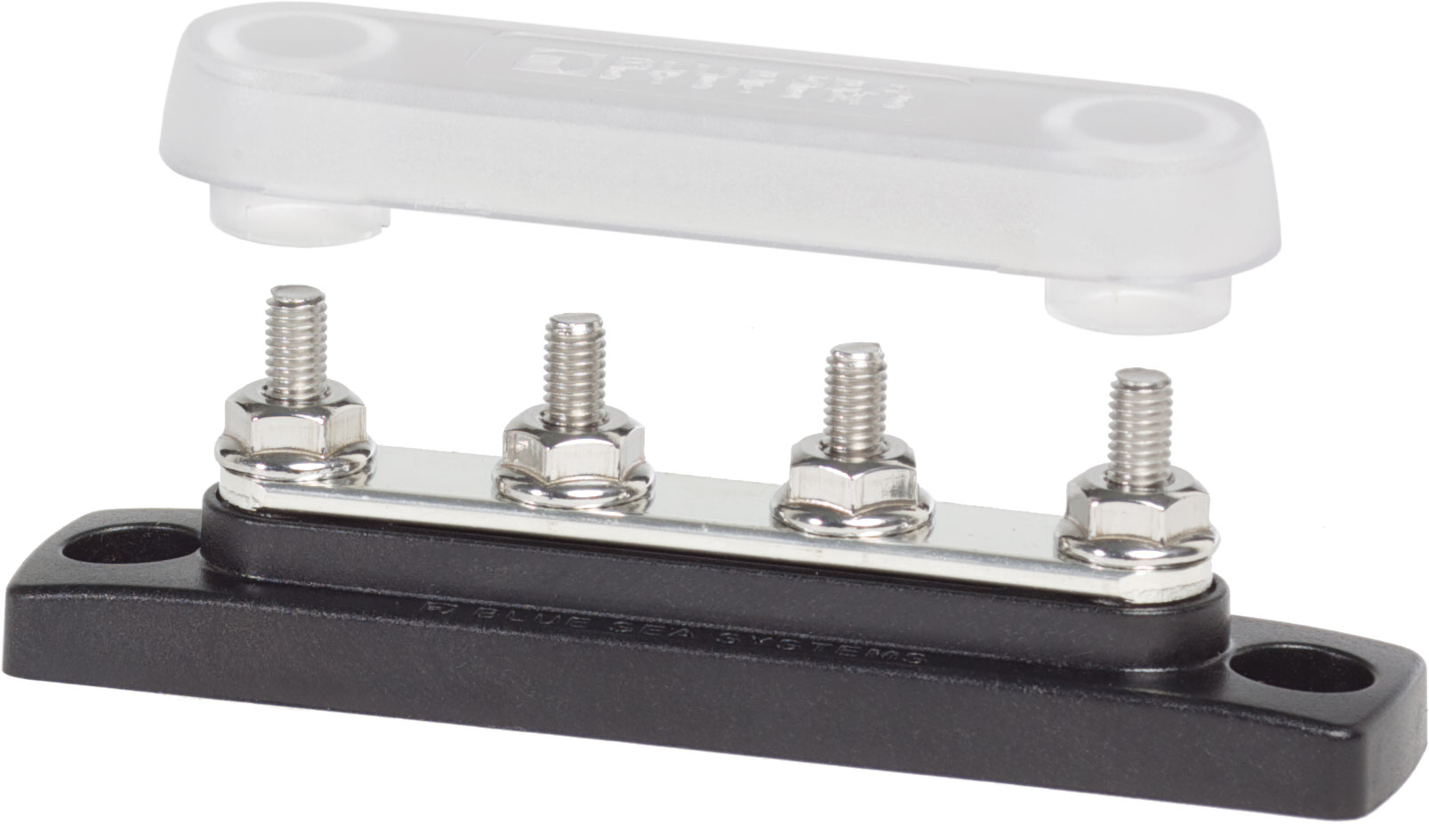 Blue Sea BusBar 4 x M5 Studs With Cover - Click Image to Close