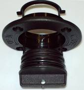 Tenob 2" Drain Plug & Base - Black X Large - Click Image to Close