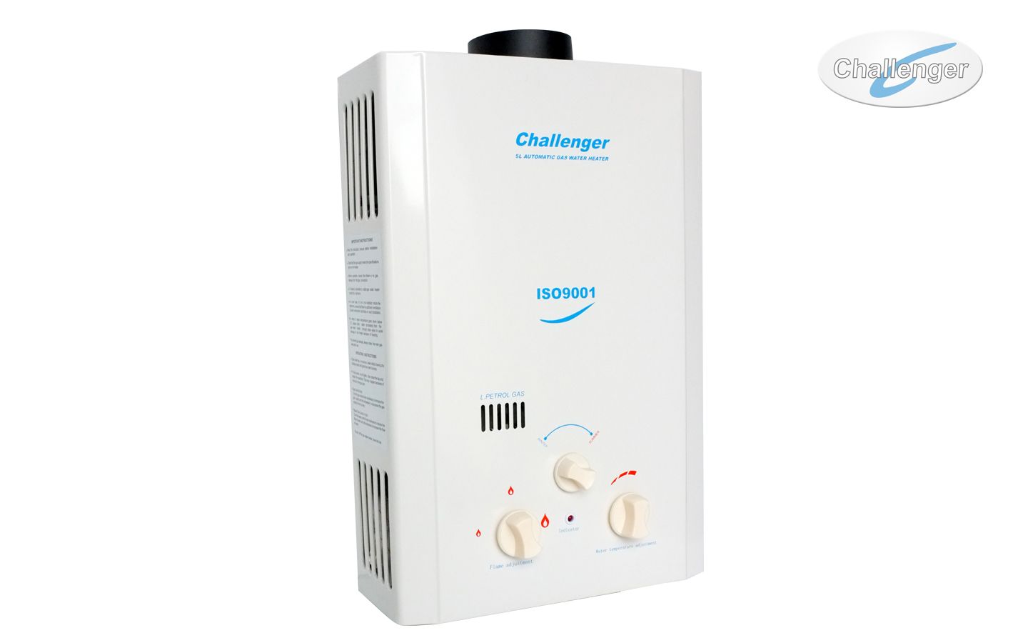 Challenger 5L LPG Gas Water Heater Califont CE Certified - Click Image to Close