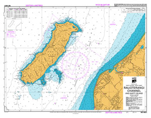 LINZ Paper Charts - NZ4631 Rauoterangi Channel & Kapiti Island - Click Image to Close