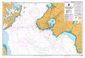 LINZ Paper Charts - NZ463 Approaches to Wellington - Click Image to Close