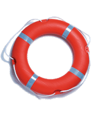 30inch Round Lifebuoy (SOLAS) - 2.4Kg - Click Image to Close